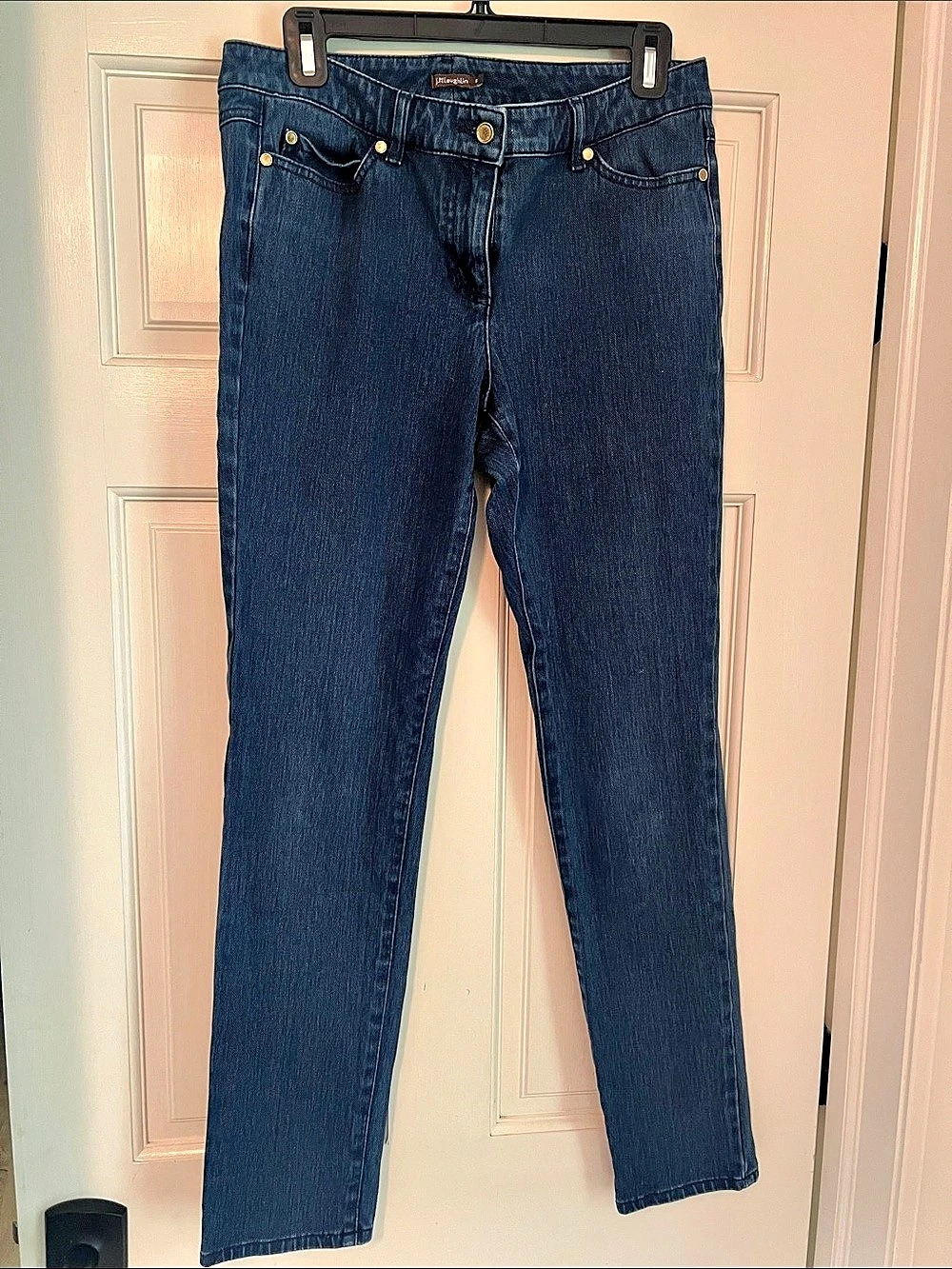 J. McLaughlin Straight Leg Jeans in Blue Size 8
